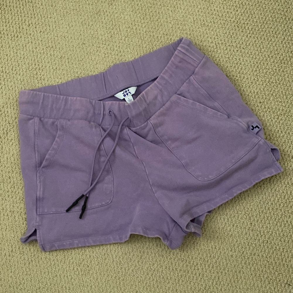 Joy Lab Acid Wash French Terry Shorts